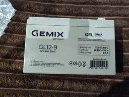 Акумуляторна батарея Gemix Гелева 12V-9Ah (GL12-9 12V 9Ah) фото від покупців 7