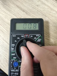Мультиметр тестер із захистом від перевантажень DT 830B + щупи фото від покупців 1