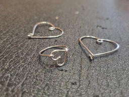 Каблучка “Сердечко” зі срібла 925 (АРТ. №980) Розмір 21 Dadiverin Jewelry