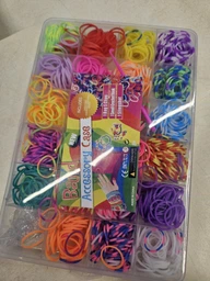 Набор резинок для плетения браслетов Fashion Loom Bands, 1500 шт, 23 цвета с аксессуарами фото от покупателей 1