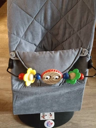 Дуга с игрушками на шезлонг babybjorn деревянная детская для кресла качалки шезлонга A1 Googly eyes фото от покупателей 13