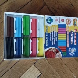 Пластилін 10 кол.по 20 гр Чисті руки Махі ЕСО, 7645, CLASS