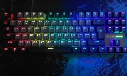 Клавіатура механічна дротова GamePro MK100R Red Switch TKL LED USB Black