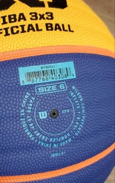 Баскетбольний м'яч Wilson FIBA ​​3X3 Original WTB0533XB2020 (розмір 6), фото від покупців 5