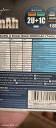 Зовнішній акумулятор Remax Kingkong&nbsp;II 20000mAh QC 22.5W Зелений (RPP-129)