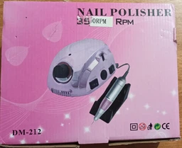 Ручка микромотор для фрезера Nail Drill на 35000 об. серебро фото от покупателей 1