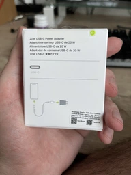 Сетевое зарядное устройство Apple 20W USB-C Power Adapter White (MHJE3ZM/A) фото от покупателей 12