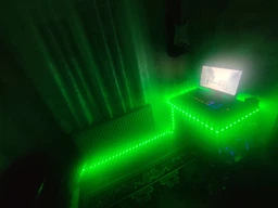 Стрічка світлодіодна в силіконі (вологозахищена) UKC RGB 5050 - повний комплект 5 метрів фото від покупців 2