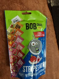 Конфеты фруктово-ягодные Bob Snail Ассорти страйпы 98 г (4820219343851)