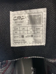 Ботинки мужские CMP MELNICK MID TREKKING SHOES WP (3Q18587-U901) Черный 46 фото от покупателей 4