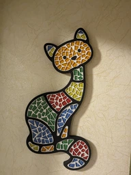 Стеклянная мозаика Mosaaro Кот 205х425 мм (MA3002) фото от покупателей 4