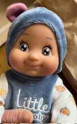 Коляска Smoby Toys Little для прогулок 3 в 1 с пупсом Синий (3032161403083)