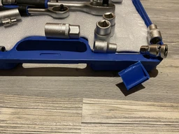 Автомобильный набор инструментов в кейсе 108 шт Piece tool set 1/4" и 1/2" Синий фото от покупателей 3