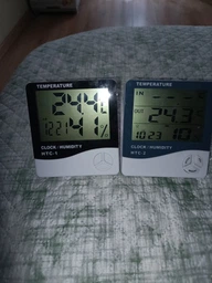 Цифровой термометр часы гигрометр LCD 3 в 1 HTC 1