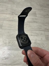 Захисний чохол зі склом для Apple Watch 7/8/9 (45 мм) Black фото від покупців 8