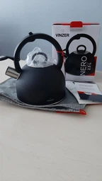 Чайник со свистком Vinzer Nero 2,5л нержавейка (50010 Vinzer) фото от покупателей 10