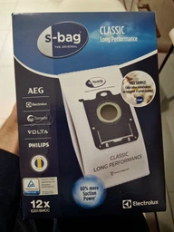 Набор оригинальных мешков S-bag 12шт+4 ароматизатора для пылесоса Philips Electrolux E201SMCC (9001690834)