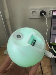 Зволожувач повітря ультразвуковий USB Colorful Humidifier білий фото от покупателей 5