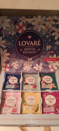 Колекція чаю Lovare Bouquet 6 видів по 5 шт. (4820198874186) фото від покупців 3