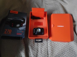 Налобний ліхтар Videx 270Lm 5000K до 53 м дальність світла, з датчиком руху та фокусованим променем (VLF-H045Z) фото від покупців 6