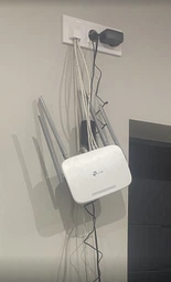 Настенная коробка для роутера Wi-Fi Полка 40*20*10 см Белая HOME фото от покупателей 6