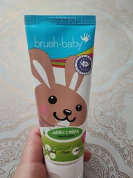 Зубна паста дитяча Brush-baby Applemint (від 0 до 3 років) фото від покупців 12
