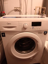 Узкая стиральная машина с разборным баком Midea MFE06W60/W-UA фото от покупателей 7