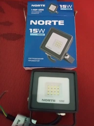 Прожектор 15W IP65 6500К уличный NORTE 1-NSP-12015