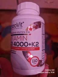 Витамин Д3 + K2 OstroVit Vitamin D3 4000 + K2 100 таблеток фото от покупателей 5