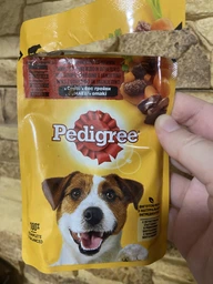 Упаковка влажного корма Pedigree говядина, ягненок, морковь в соусе 24х100г для собак (5900951262555)
