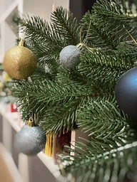 Гірлянда хвойна Lux лита 1.2 м зелена фото від покупців 10
