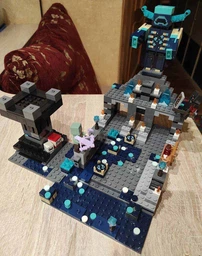 Конструктор детский Minecraft Битва в Темной Глубине игровой набор Майнкрафт 852 детали фигурки героев и монстров кирка меч сундук портал магма вода деревья аксессуары для сборки развивающий подарок для мальчиков и девочек OnePro 68357 фото от покупателей 5