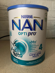 Смесь молочная сухая NAN 4 Optipro с 5 олигосахаридами и L. Reuteri для детей от 18 месяцев 800 г (8445291444225) фото от покупателей 9