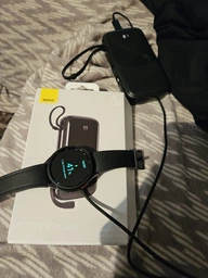 Повербанк BASEUS with lightning cable Qpow Digital Display 10000mAh |2USB/Type-C/Lightning, 3A, 15W|. Red фото від покупців 9