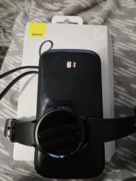 Повербанк BASEUS with lightning cable Qpow Digital Display 10000mAh |2USB/Type-C/Lightning, 3A, 15W|. Red фото від покупців 8