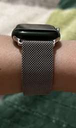 Ремінець Drobak Milanese Loop для Apple Watch All Series 41/40/38mm Silver (191939) фото від покупців 3