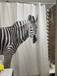 Шторка для ванной Spirella 10.11554 Zebra 180x200 см