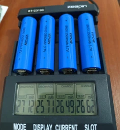 Акумулятор 18650 1500mAh, TipTop, 3.7V, Blue Vipow (ICR18650-1500mAhTT) фото від покупців 16