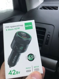 FM-трансмиттер RZTK X Bass 42 Вт фото от покупателей 8