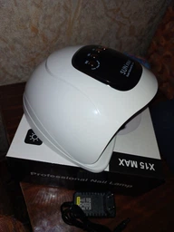 Профессиональная лампа для маникюра Nail Lamp SUN X 15 MAX 280W UV/LED для покрытия ногтей гель лаком, гелем розовая фото от покупателей 8