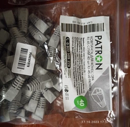 Колпачок&nbsp;изолирующий Patron RJ-45 Серый 40 шт. (CAP-RJ-45-40)