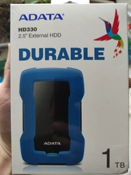 Жесткий диск ADATA Durable HD330 1TB AHD330-1TU31-CBL 2.5" USB 3.1 External Blue