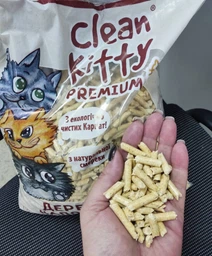 Смерековий карпатський Наповнювач для котячого туалету Clean Kitty Premium White Деревний з натуральної смереки 3 кг фото от покупателей 2