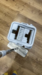Швабра с ведром комплект для мытья полов EasyMop ручка с регулируемой длинной ведро с отжимом на 8л фото от покупателей 2
