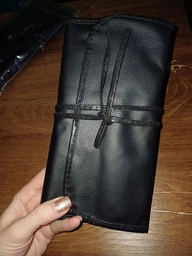 Набір кистей для макіяжу 12 штук чорний фото від покупців 1