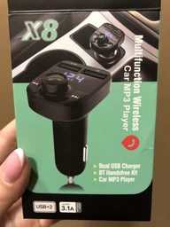 FM трансмиттер модулятор для авто MP3 MOD X8- 4522 bluetooth черный фото от покупателей 7