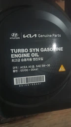 Моторна олива Mobis Hyundai / KIA Turbo SYN Gasoline 5W-30 4 л (05100-00441) фото від покупців 7