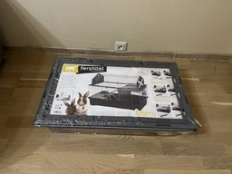 Клетка для кроликов и грызунов Ferplast Barn 80 78х48х65 см. Серая (57068021) фото от покупателей 2