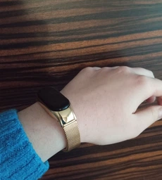 Ремінець BeCover Milanese Style для Xiaomi Mi Smart Band 7 Black (BC_707493) фото від покупців 2