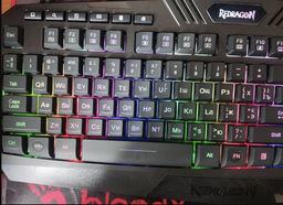 Клавиатура проводная Redragon Harpe2 USB UKR Black (77484)